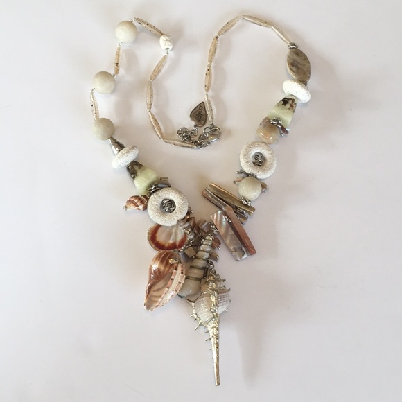 Chicos 30th Anniversary 30” Shells Necklace - Picture 2 of 8